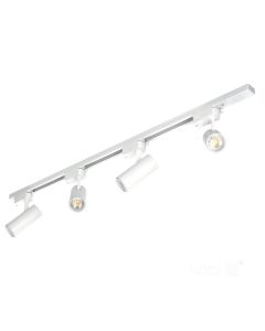 NEXTRACK GO 1-fase railset 1 meter met 4x GU10 spots - wit