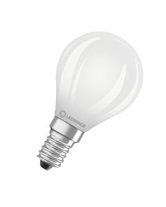 Ledvance filament LED kogellamp E14 2.8W 250lm 2700K Mat Dimbaar P45
