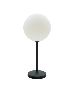 Bailey LED Party Balls Tafellamp G200 Ø20cm 150lm 2500K USB-C Oplaadbaar Touch Dimmer IP54 Zwart