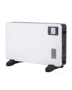 Kobi Windstar SONDOR elektrische convectorkachel 2000W wit met turboventilator, thermostaat en timer