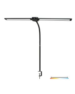 LED Plafondlamp NIVERA CIRCLE 18W Zwart - IP54 - 3CCT 3000K/4000K/6000K - Bewegings- & Daglichtsensor - met Afstandsbediening