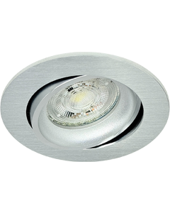 GU10 LED Inbouwspot Armatuur VAR Rond Aluminium Kantelbaar Zaagmaat 70mm