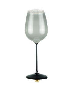 Segula LED Floating glas Wijn Smokey met zwarte basis