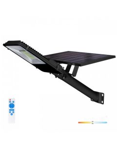 Kobi SOLIT solar LED straatlamp 11W 4000K IP54 zwart met afstandsbediening