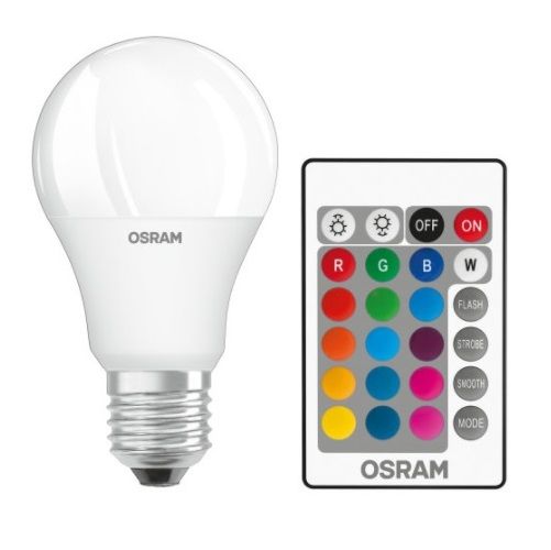 eten Klassiek Geldschieter Osram LED Star+ E27 9W/RGBW incl. afstandsbediening | SameLight.nl