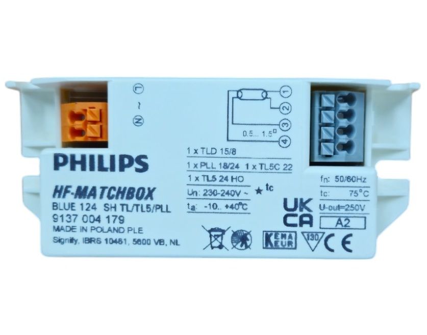 Philips HF Matchbox Blue 124 SH TL TL5 PL L SameLight