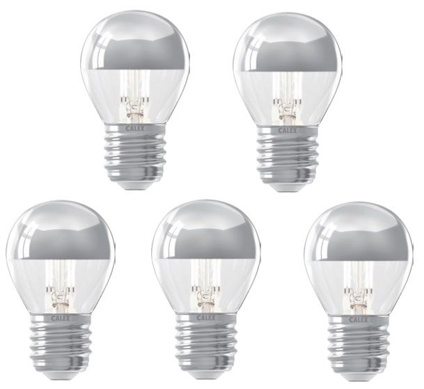 vijver Maar Geleidbaarheid 5 stuks Calex LED kopspiegellamp Zilver E27 3.5W 2700K Dimbaar |  SameLight.nl