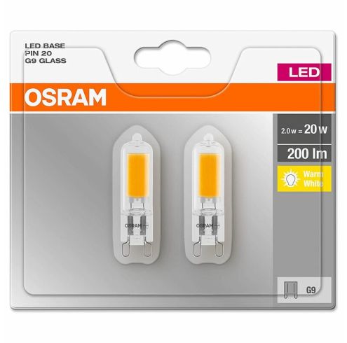 reservoir wees stil versieren 2 stuks Osram LED G9 2W 2700K Ø1.35x5cm Niet dimbaar | SameLight.nl