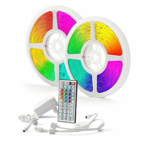 Transformator Pittig Regan 2x 5M LED Strip RGB met Bewegingssensor - Dimbaar - Plug & Play |  SameLight.nl