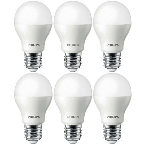 Lijken Speel meer Titicaca 6 stuks Philips LED lamp E27 4W 6500K | SameLight.nl