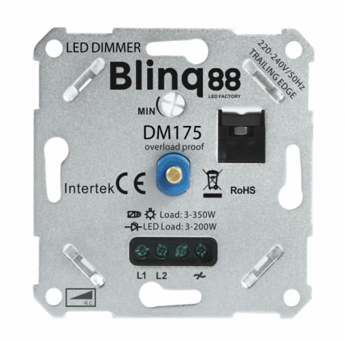 Facet strottenhoofd Verkeersopstopping Dimmer LED 230V 5-150W Halogeen 5-400W Fase Afsnijding | SameLight.nl