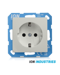 ION Industries Wandcontactdoos RA | E1 | Alpin Wit RAL 9016