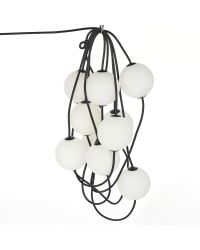 Bailey LED Party Balls Lichtslinger 10x G100 - 7.7M - 2500K - IP67 - 12W Adapter