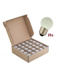 25 stuks Bailey LED Kogellamp E27 1W 70lm 2800K Kunststof Niet-Dimbaar