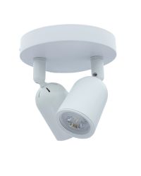 Plafondlamp Mat Wit voor 2x GU10 LED lamp (niet inbegrepen)