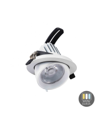 LED inbouwspot Wit kantelbaar Ø16.5cm 30W 2700lm 60º | zaagmaat 14.5cm