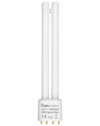 Traditionele 2G11 spaarlamp 18W/840 | Lengte 22.5cm