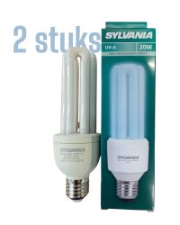 Sylvania Blacklight Compact 20W E27 BL368 | UV-A Blacklight