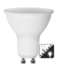 Star Trading LED Dag/Nacht Sensor GU10 4.7W 400lm 3000K 120º 