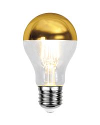 Filament LED kopspiegellamp goud E27 4W 2700K Dimbaar