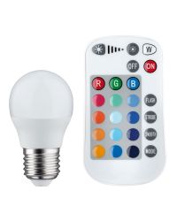 Paulmann LED kogellamp E27 3.5W/RGBW incl. afstandsbediening