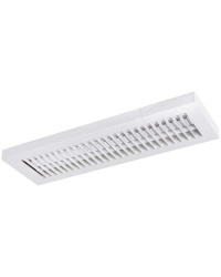Opbouwarmatuur 60cm raster 2x T5 14W koelwit 4000K met eVSA