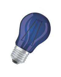 Osram led lamp gekleurd E27 1.6W Blauw Niet dimbaar