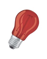 Osram led lamp gekleurd E27 1.6W Rood Niet dimbaar