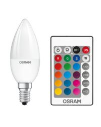 Osram LED kaarslamp E14 4.5W/RGBW incl. afstandsbediening
