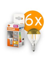 Osram LED kopspiegellamp Goud E14 4W 380lm 2700K 