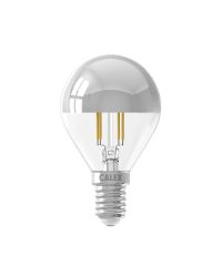 OP=OP Calex LED Kopspiegellamp Zilver E14 4W 2700K Dimbaar