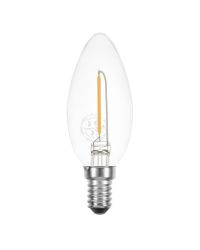 LEDmaxx LED kaarslamp E14 1W 100lm 2200K helder Niet-Dimbaar
