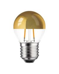 Ledmaxx LED kopspiegellamp goud E27 2W 180lm 2200K Niet dimbaar P45