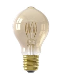 Calex Flexfilament LED lamp E27 3.8W Goud 2100K Dimbaar