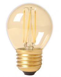 Calex LED kogellamp E27 3.5W 2100K Goud dimbaar