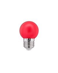 Thorgeon LED kogellamp gekleurd E27 1W Rood Niet-Dimbaar P45