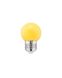 Thorgeon LED kogellamp gekleurd E27 1W Geel Niet-Dimbaar P45