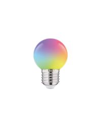 Thorgeon LED kogellamp gekleurd E27 1W RGB Niet-Dimbaar P45