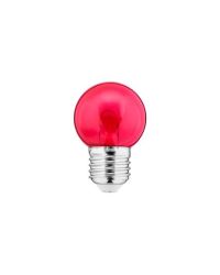 Thorgeon LED kogellamp gekleurd E27 1W helder Rood Niet-Dimbaar P45