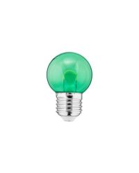 Thorgeon LED kogellamp gekleurd E27 1W helder Groen Niet-Dimbaar P45