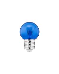 Thorgeon LED kogellamp gekleurd E27 1W helder Blauw Niet-Dimbaar P45