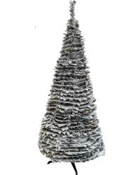 1-Minute Popup Kerstboom met 300 LED lampjes - 210cm hoog - Ø75cm