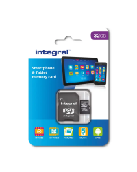 Integral Smartphone & Tablet microSDHC 32GB - 90MB/s UHS-I U1 Class 10 met adapter