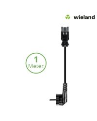 Wieland GST18/3P (3-polig) Netsnoer 1 meter 3×1.5mm2