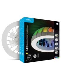 Modee plafondlamp met ventilator 30W 4200lm RGB + CCT 3000-6500K Ø54cm met afstandsbediening