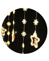 Modee LED kerstdecoratie 3 meter met 110 warmwitte LEDs | regelbaar met Adapter