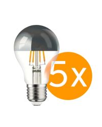 Ledmaxx LED kopspiegellamp zilver E27 8W 806lm 2200K  