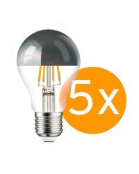 Ledmaxx LED kopspiegellamp zilver E27 8W 806lm 2700K  
