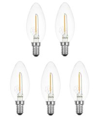 Ledmaxx LED kaarslamp E14 1W 100lm 2700K helder 