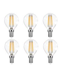 6 stuks LEDmaxx LED Kogellamp E14 4W 450lm 2700K Helder Niet-Dimbaar